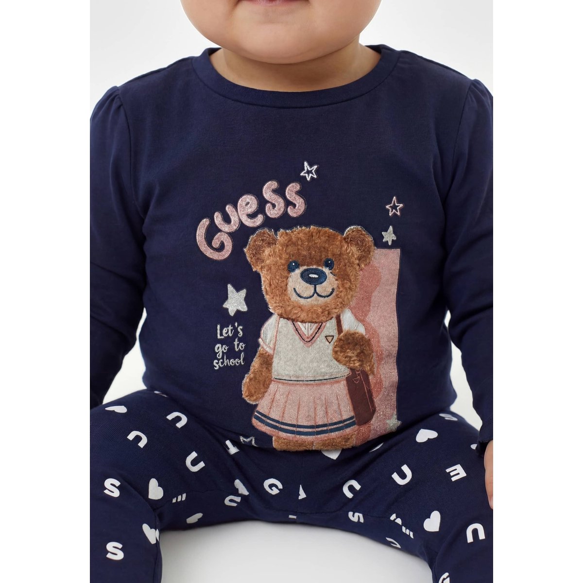 T-Shirt Imprimé bleu foncé, GUESS KIDS