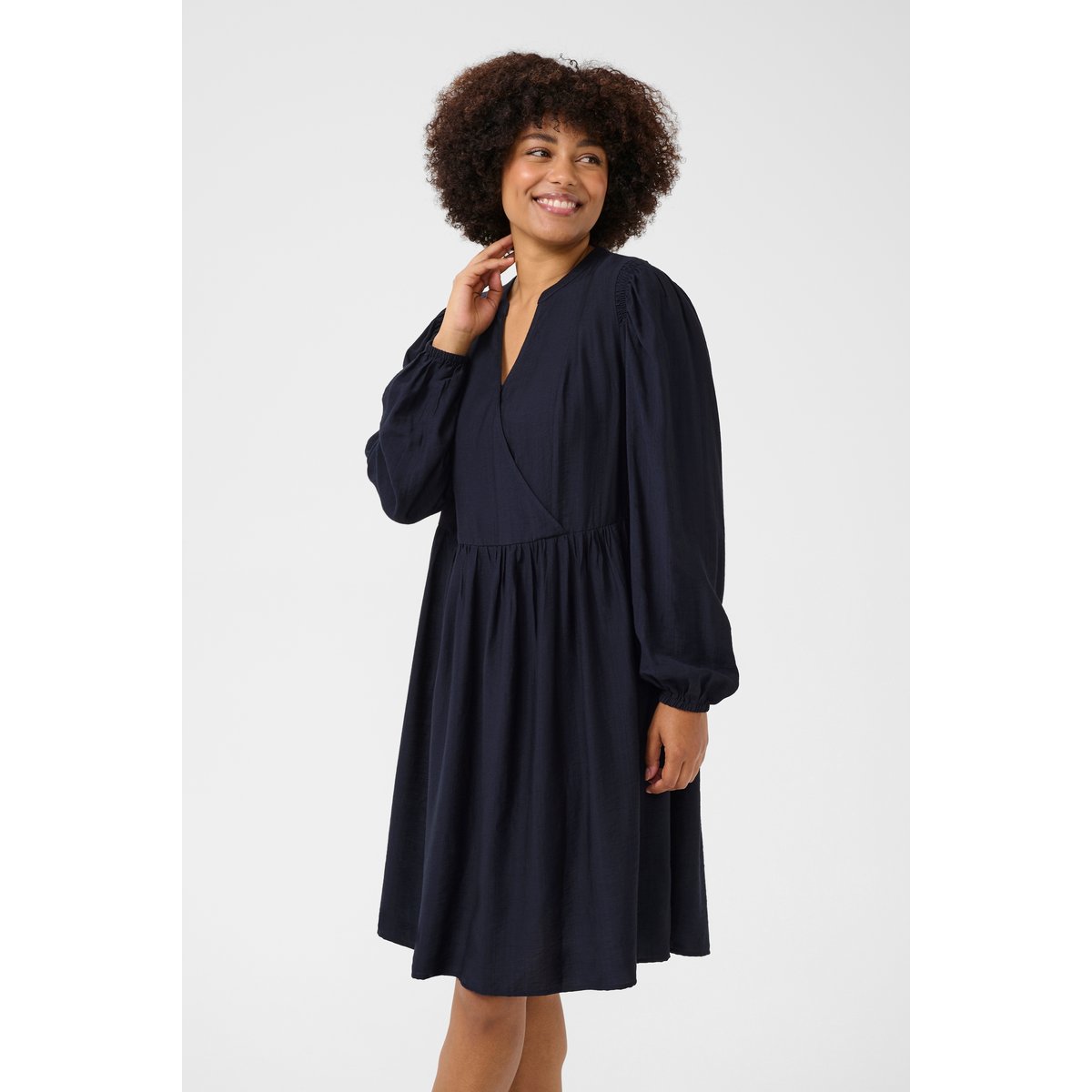Dress bleu dress blue, CREAM