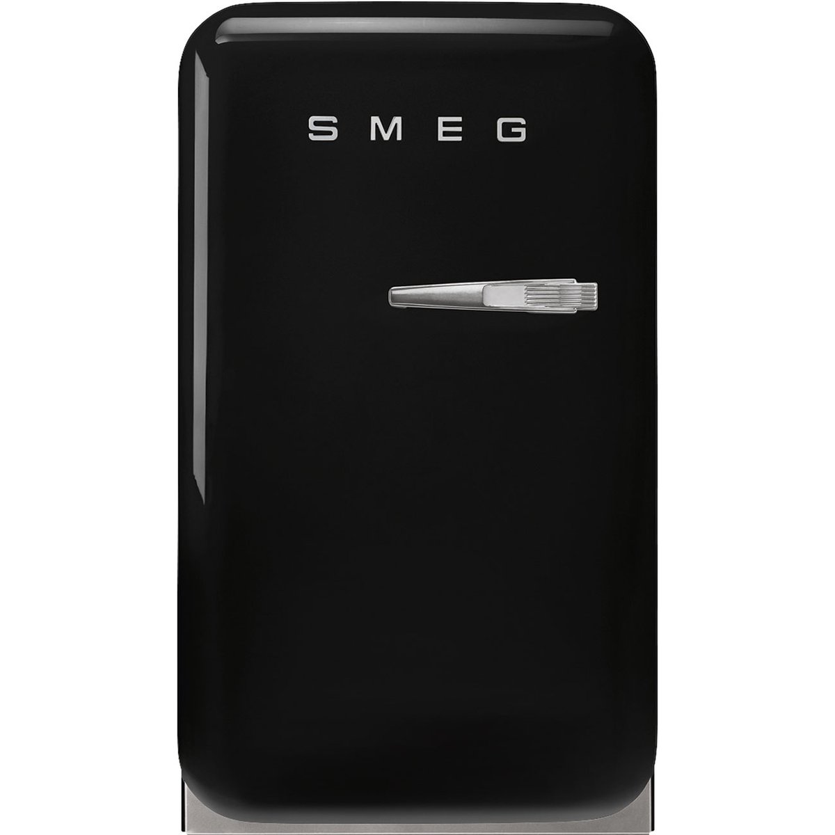 Mini réfrigérateur 1 porte poignée à droite FAB5 noir brillant, SMEG