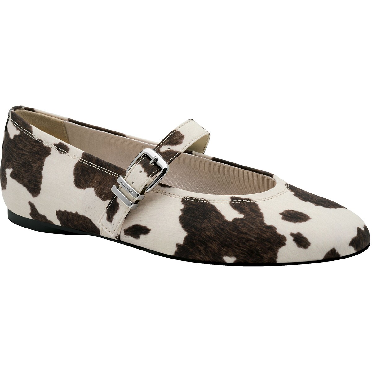 Mary Jane Ballet Pumps white/brown, TAMARIS
