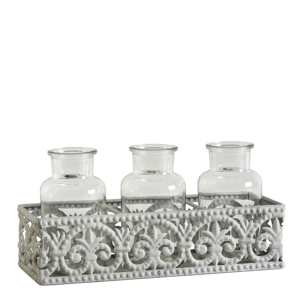 Set de 3 petits vases gris, MATHILDE M