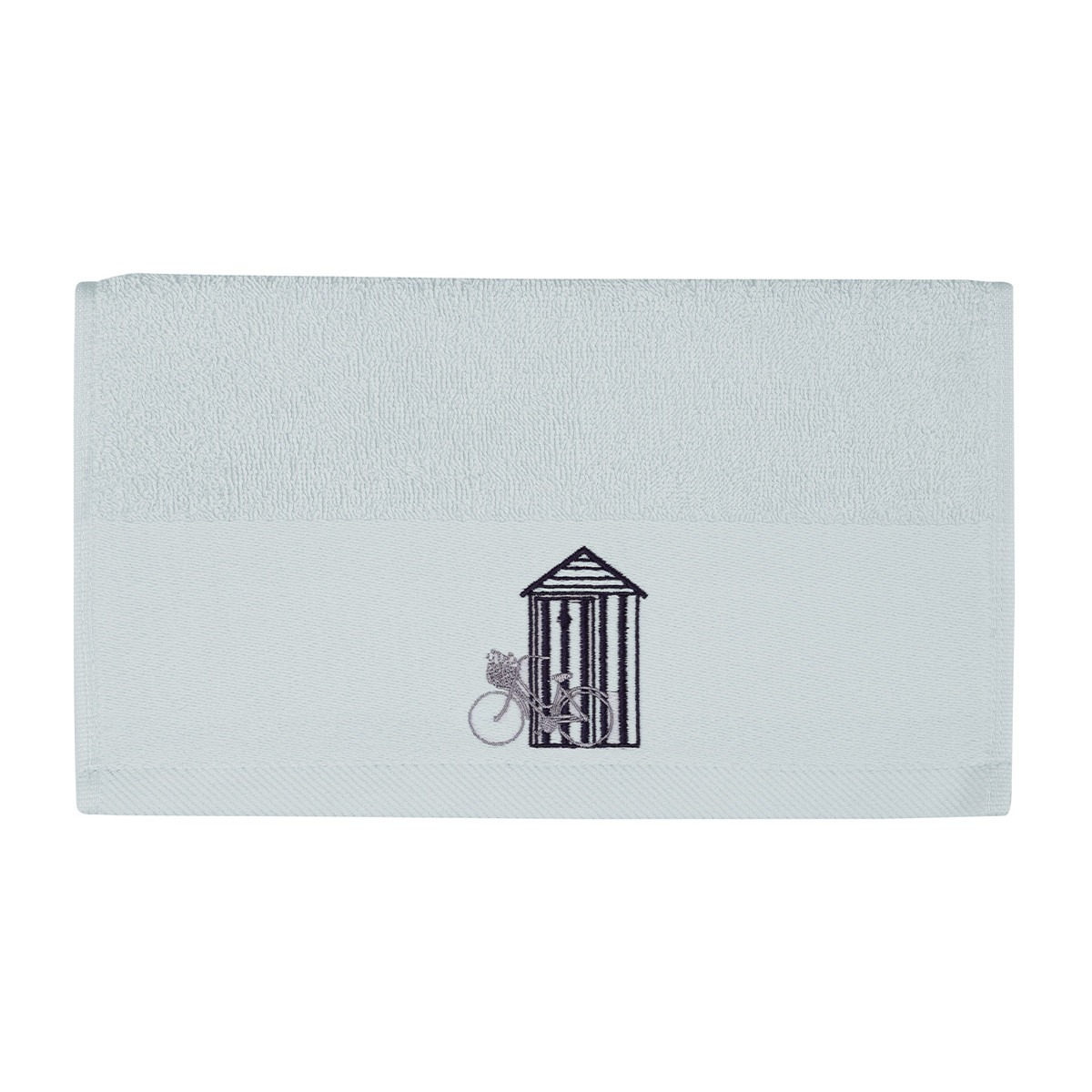 Lot de 3 serviettes invité BORD DE MER nuage, SENSEI MAISON