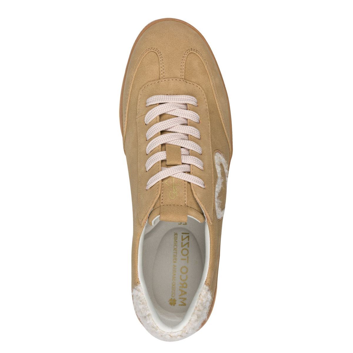 Basket à lacets beige, MARCO TOZZI