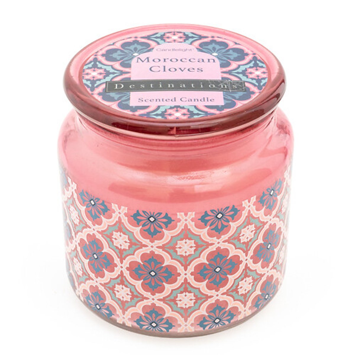 Moroccan Cloves Jar Candle pink, SO'HOME