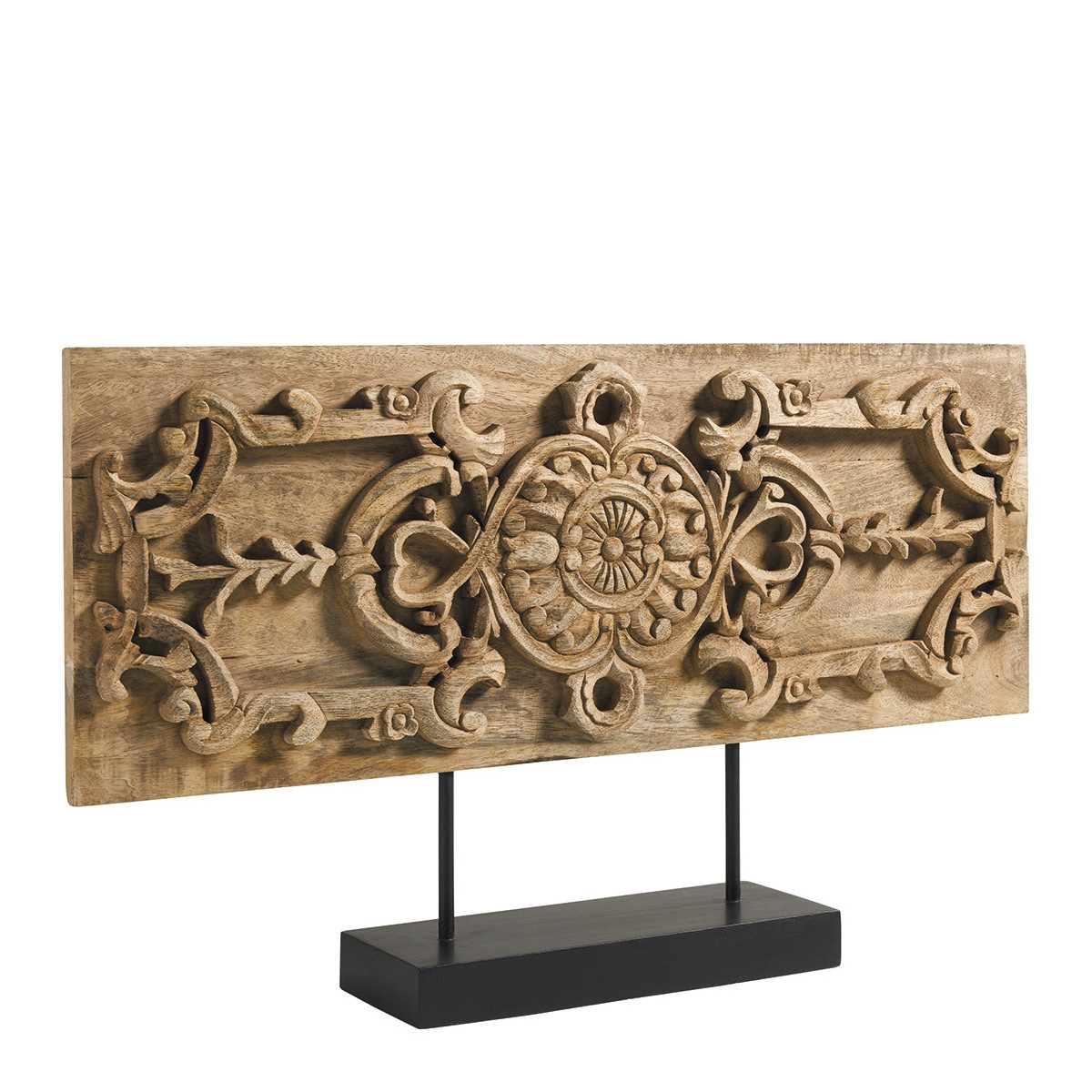 Statue en manguier beige, BLANC D’IVOIRE