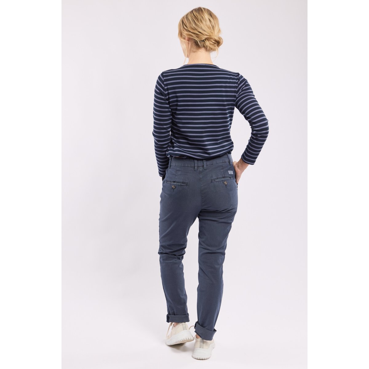 Pantalon chino LORINA navy, BERMUDES