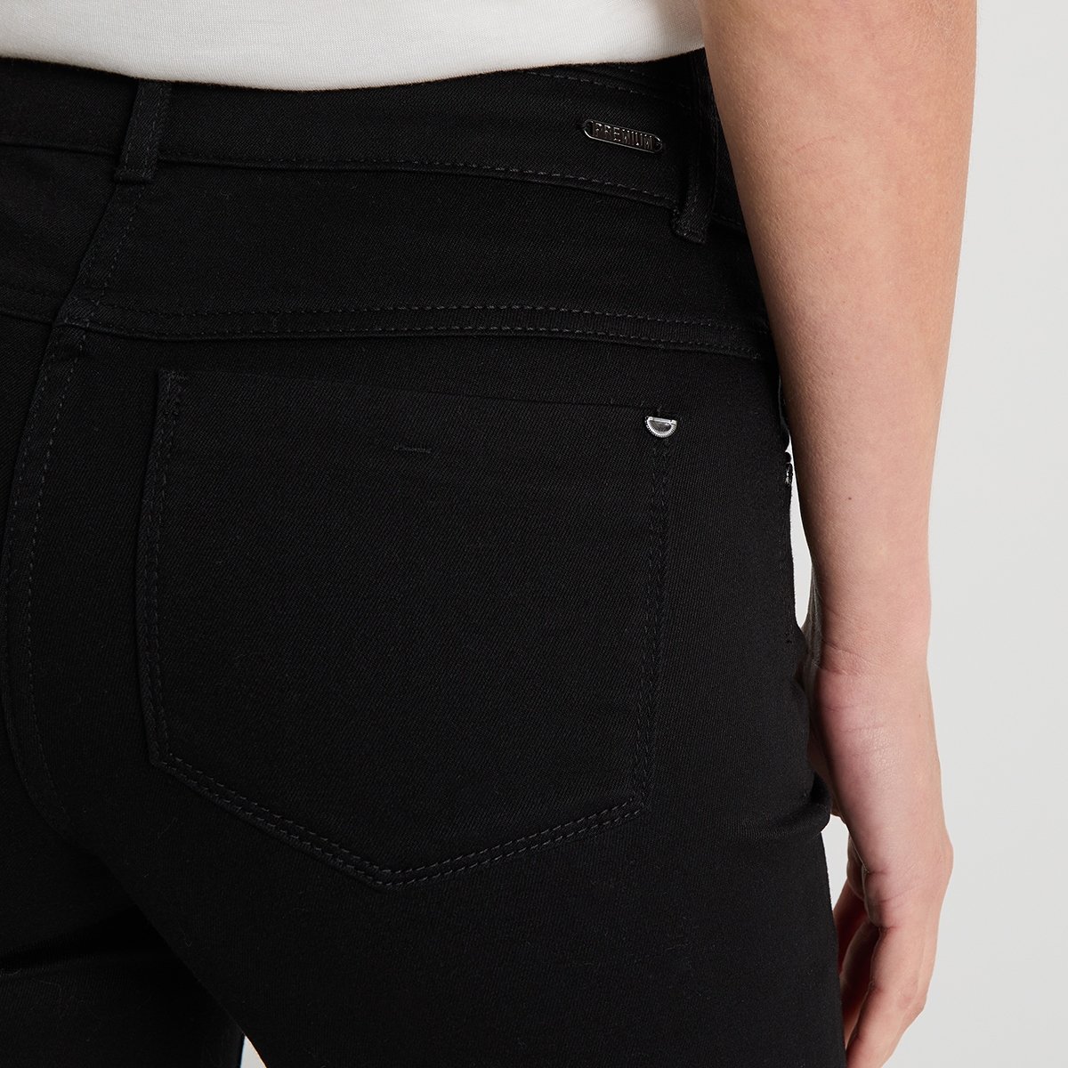 Jean droit ROME D02 noir, GRAIN DE MALICE