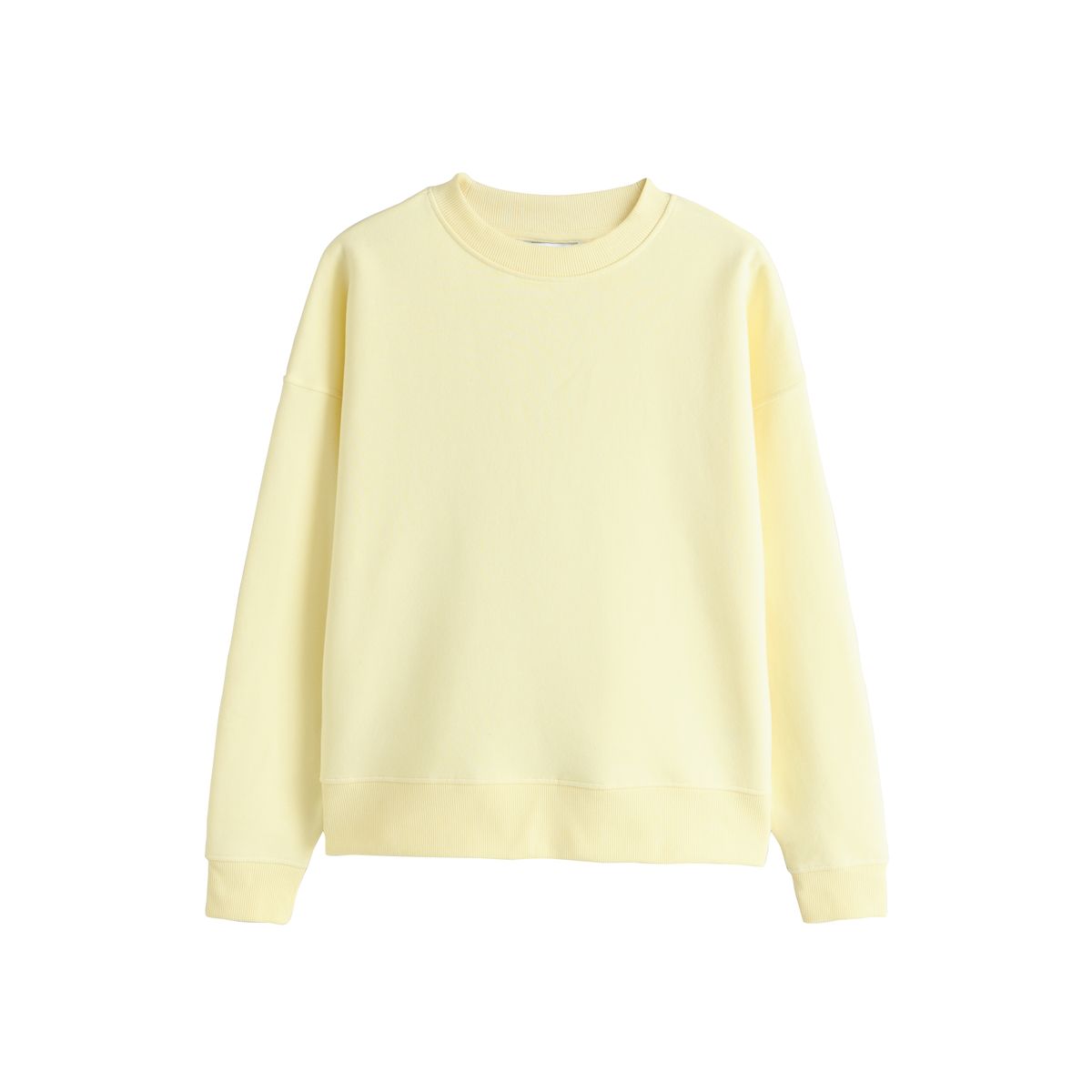 Sweat ras du cou basique ultra doux, lot de 2 brun chocolat/jaune beurre, NEXT