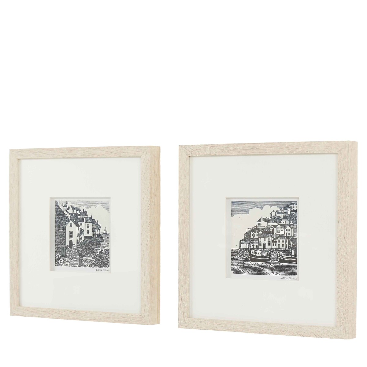 Set of 2 Tidal Tales II Framed Art multi-coloured, ÉDITÉ