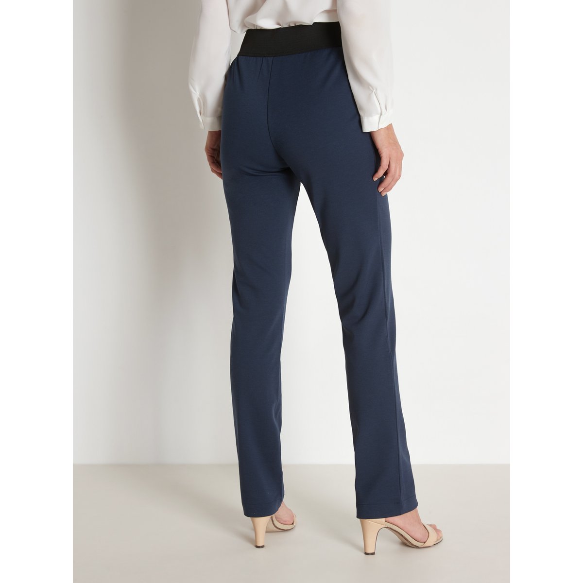 Pantalon en maille marine, DAXON