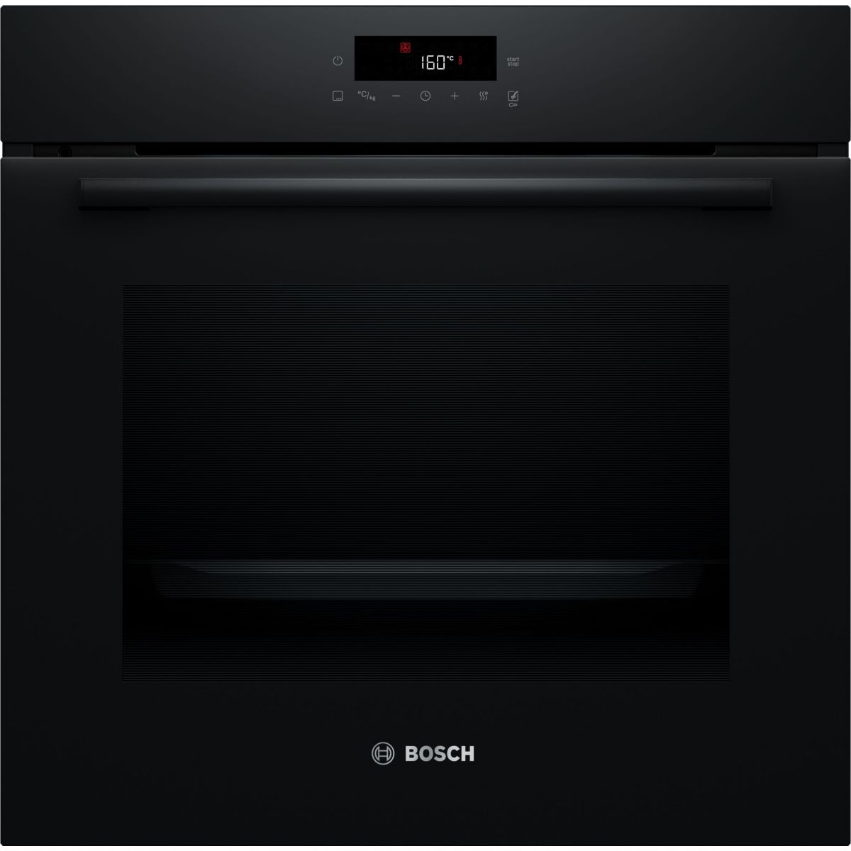 Four encastrable HBA572BB4 - Pyrolyse - Chaleur tournante pulsée - Porte froide - 10 Programmes Auto couleur unique, BOSCH