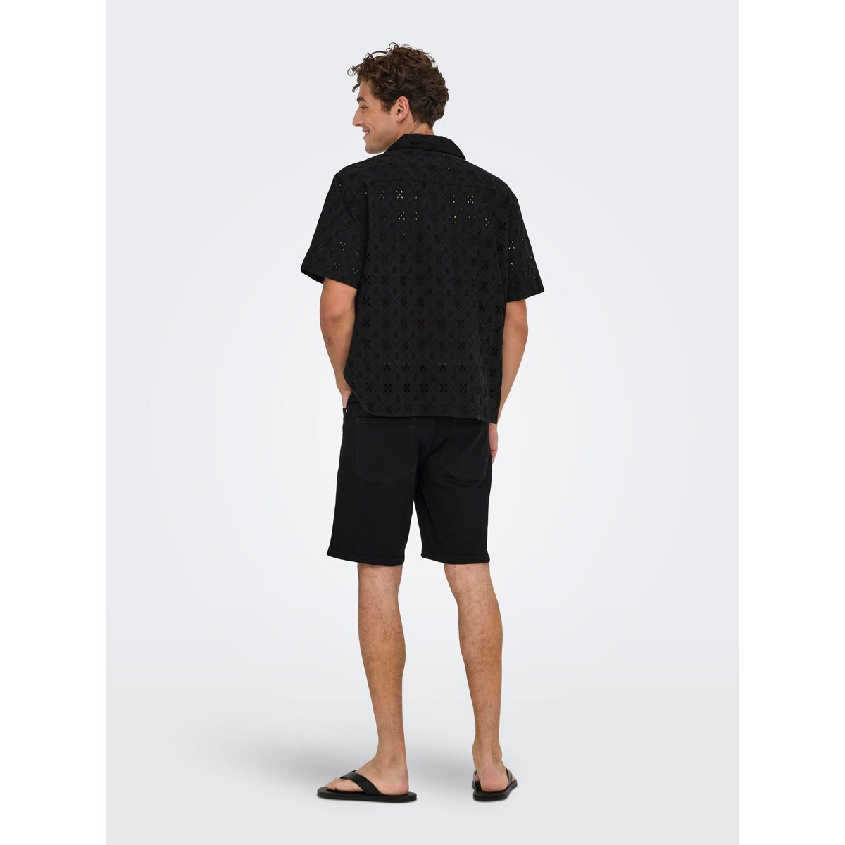 Chemise noire - jet black 1, ONLY & SONS