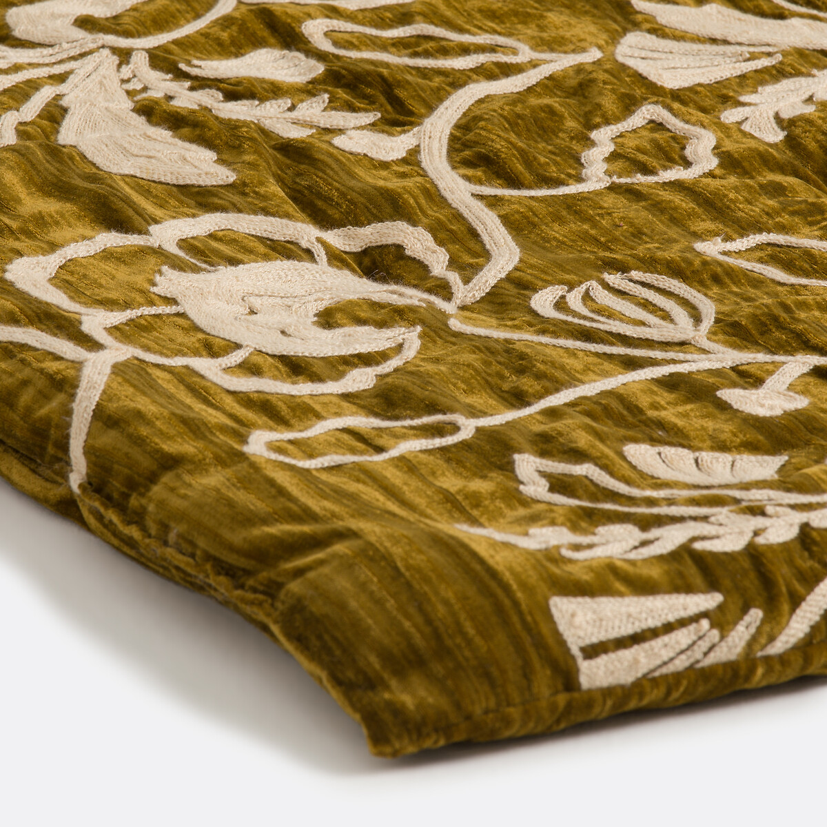 Matelas d'assise panne de velours, Sidonie olive, LA REDOUTE INTERIEURS