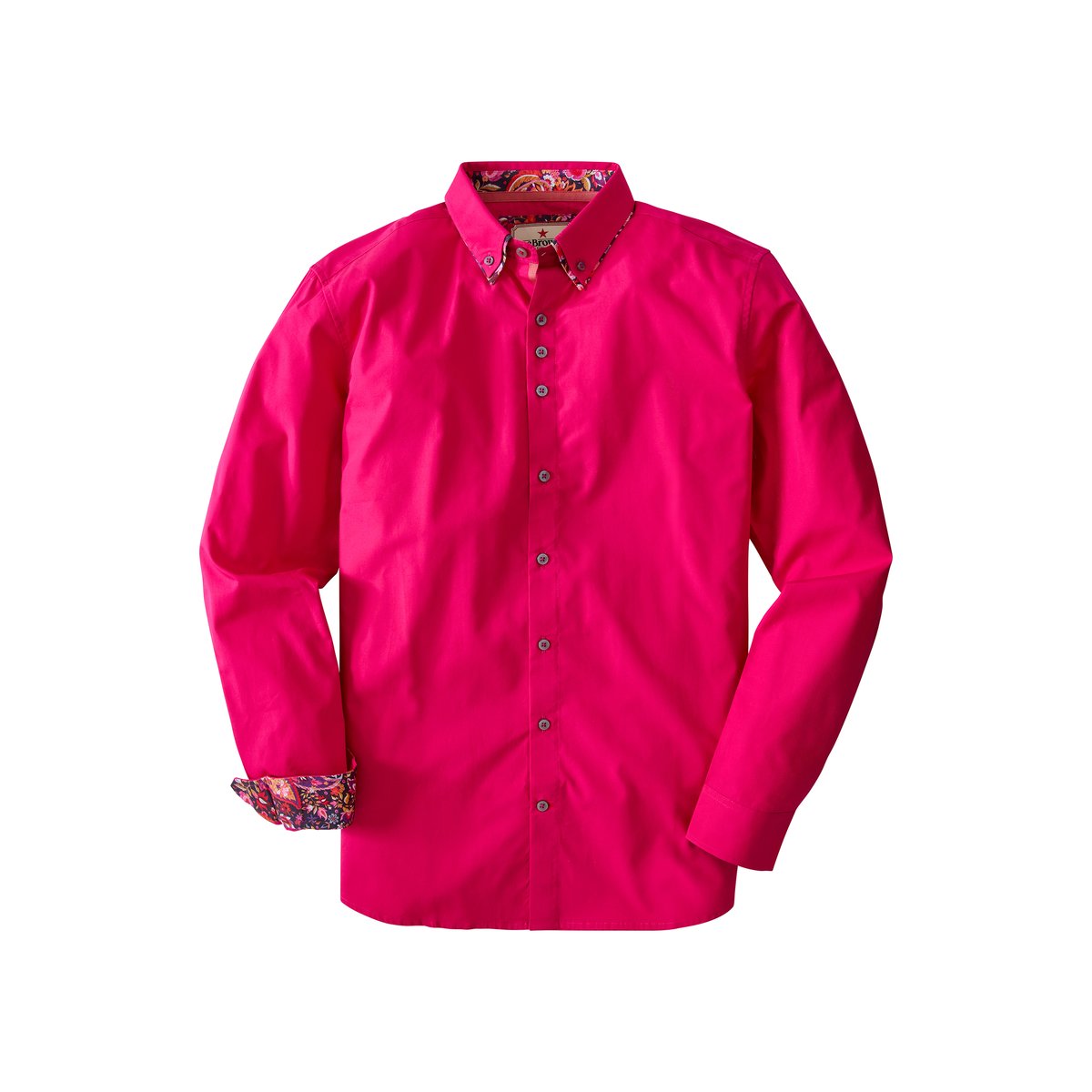 Ravissante Chemise à Double Col rose, JOE BROWNS