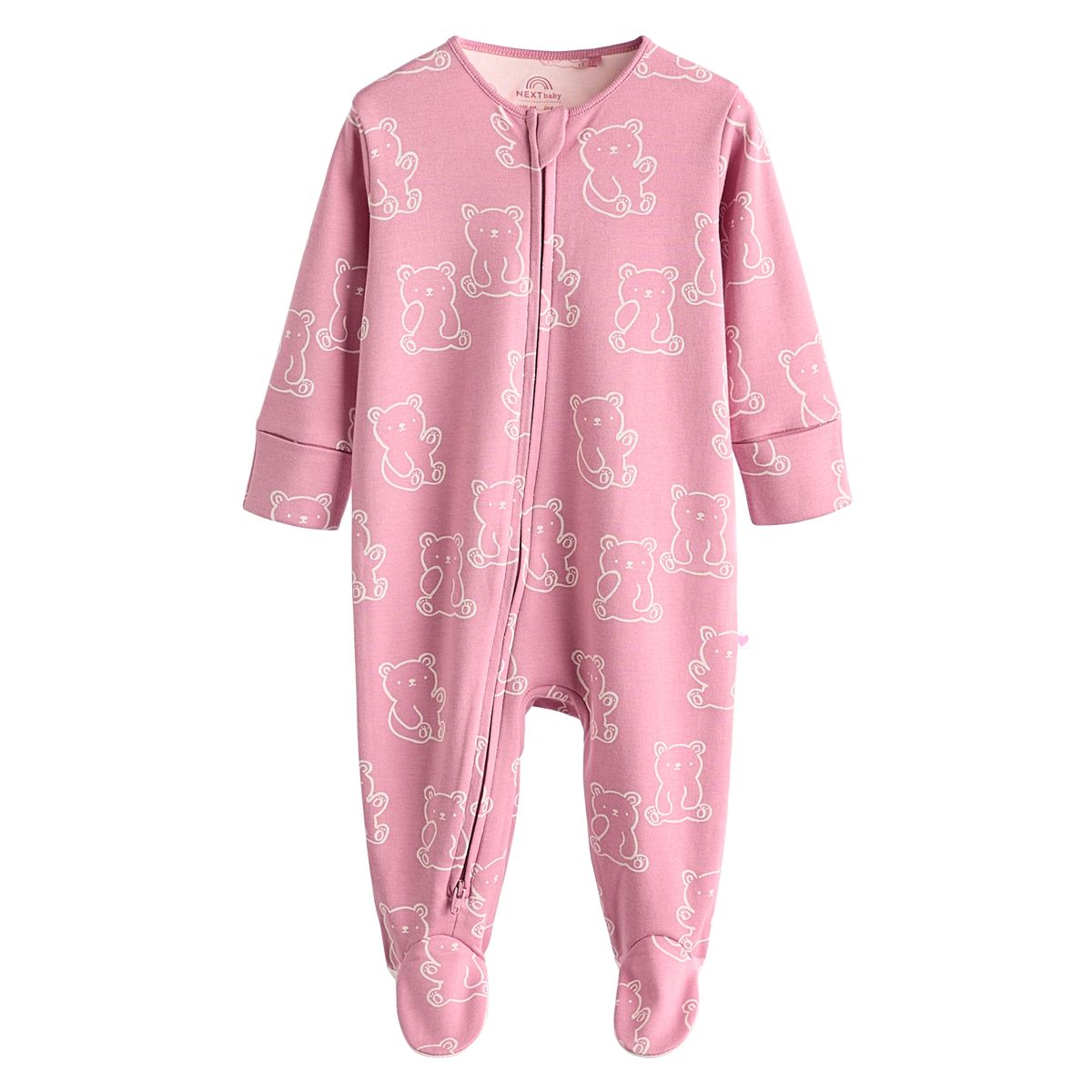 Dors-bien imprimé pour bébé, lot de 3 rose, NEXT