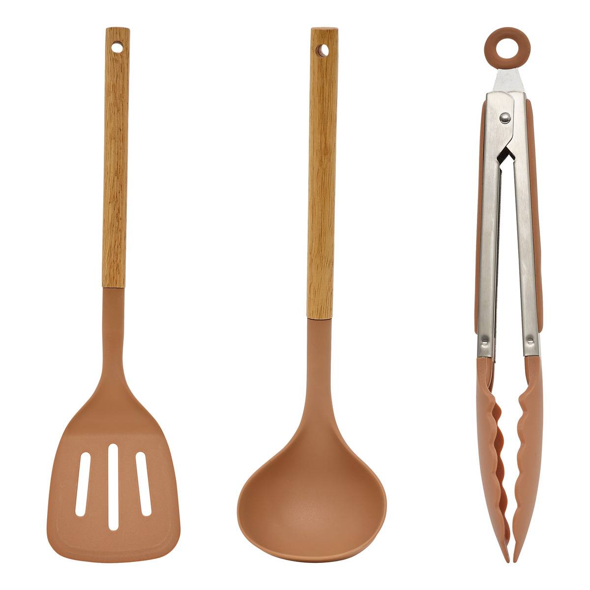 Lot de 3 ustensiles de cuisine TOSCANE rose, 5FIVE SIMPLY SMART