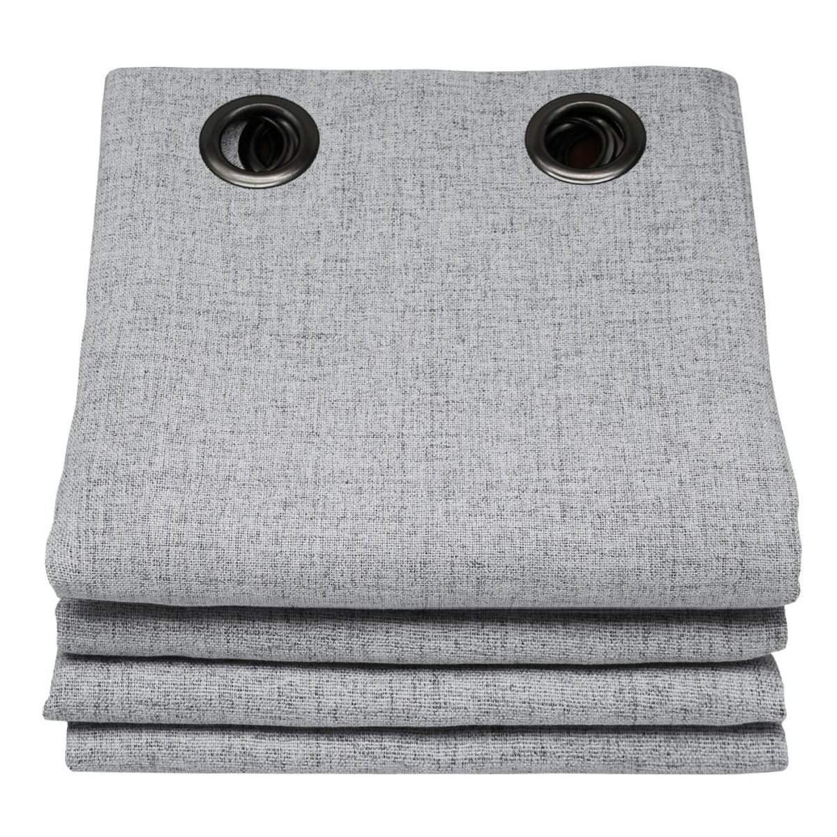 Rideau Phonique Oeillets MARS gris mc733, MOONDREAM