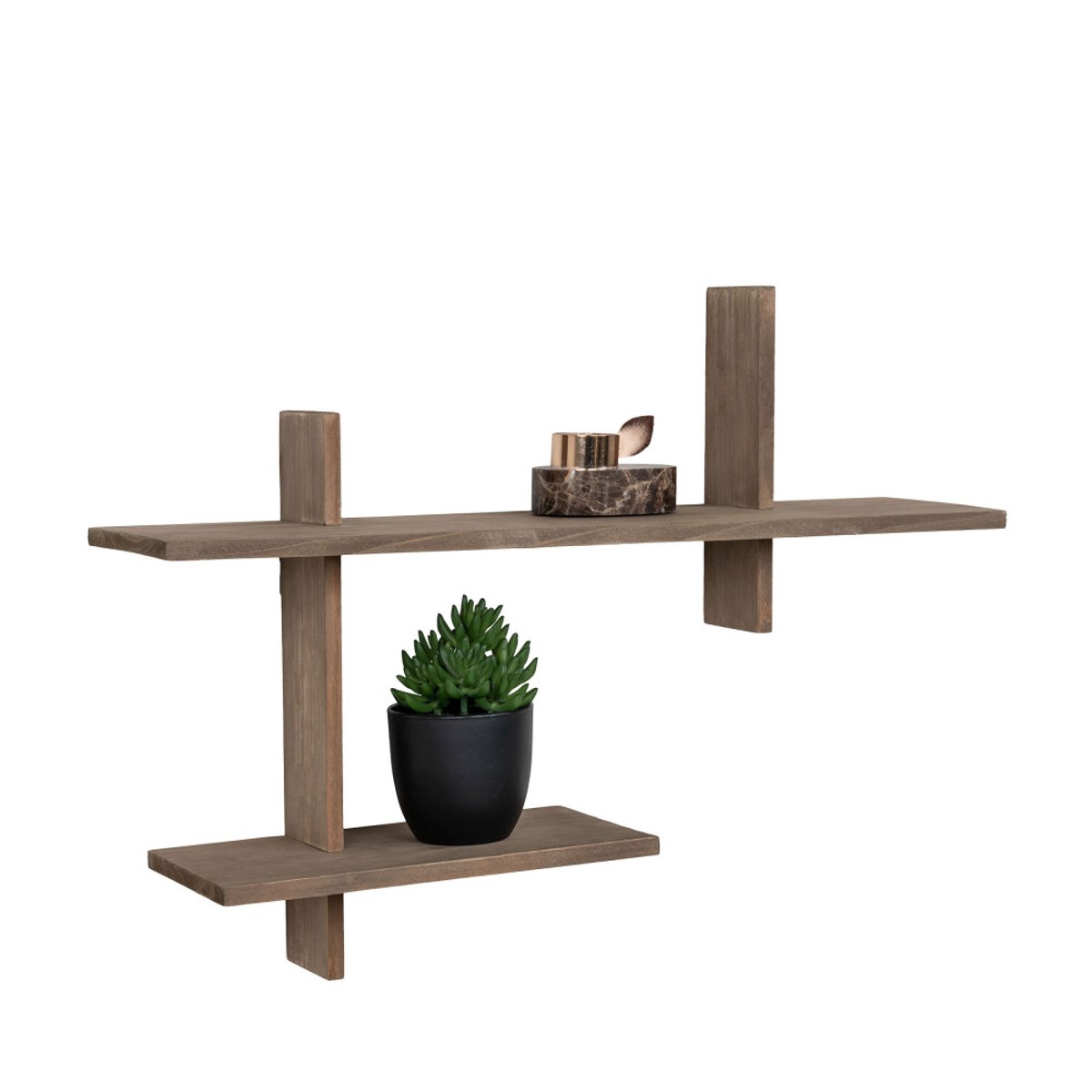 Etagère murale en bois- OVADA bois clair, HOUSE NORDIC