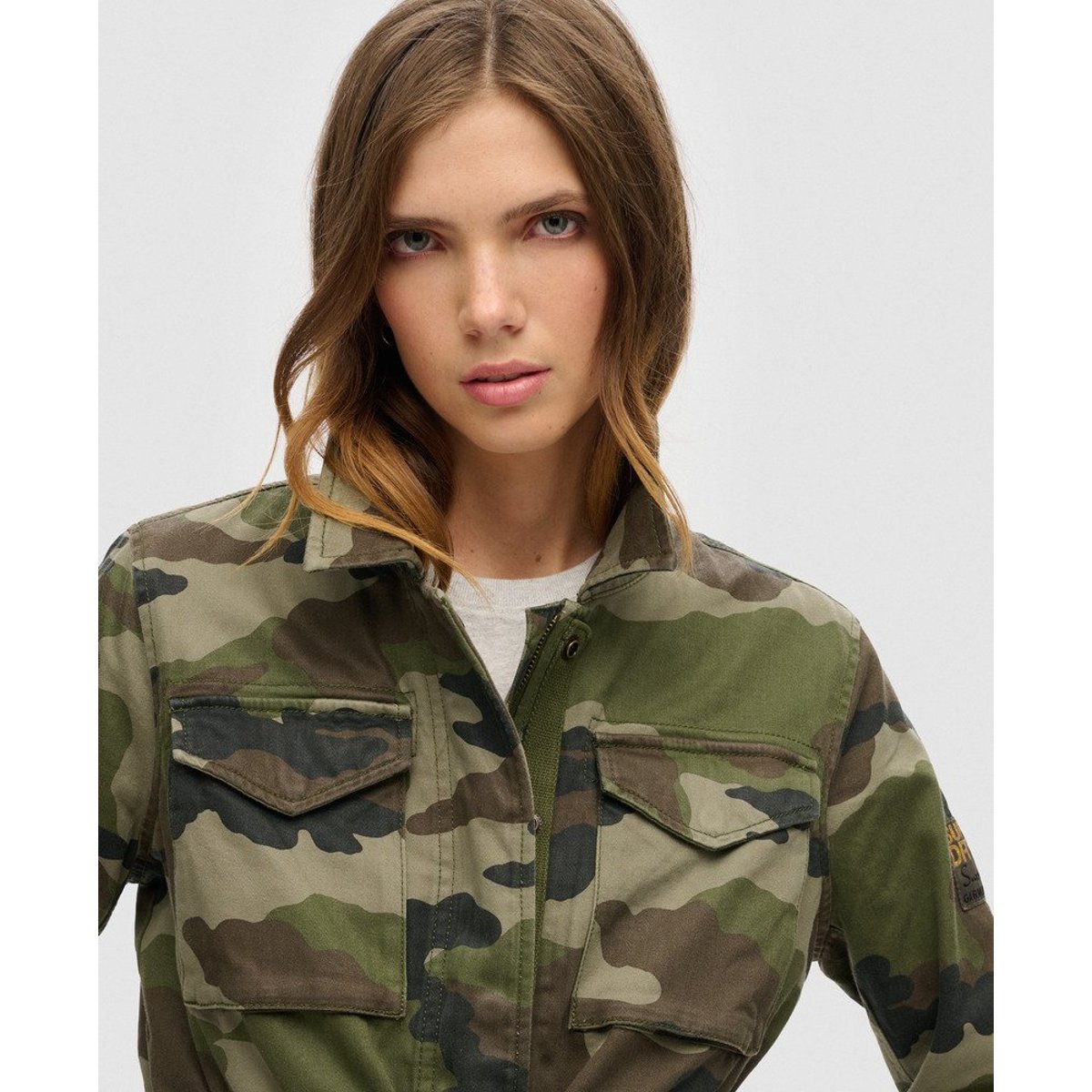 Veste militaire M65 vert camouflage français, SUPERDRY
