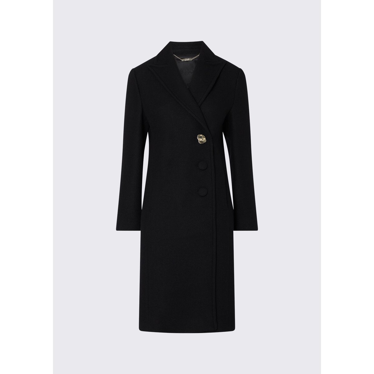 Manteau long en laine noir, LIU JO