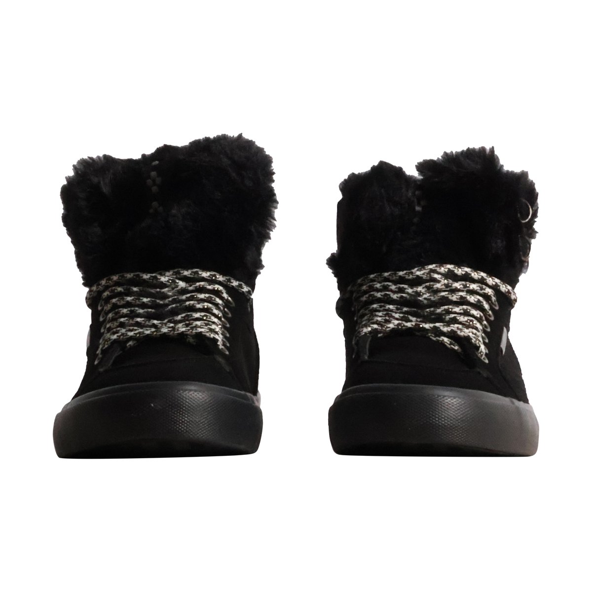 Basket Montante Cuir noir, LE TEMPS DES CERISES
