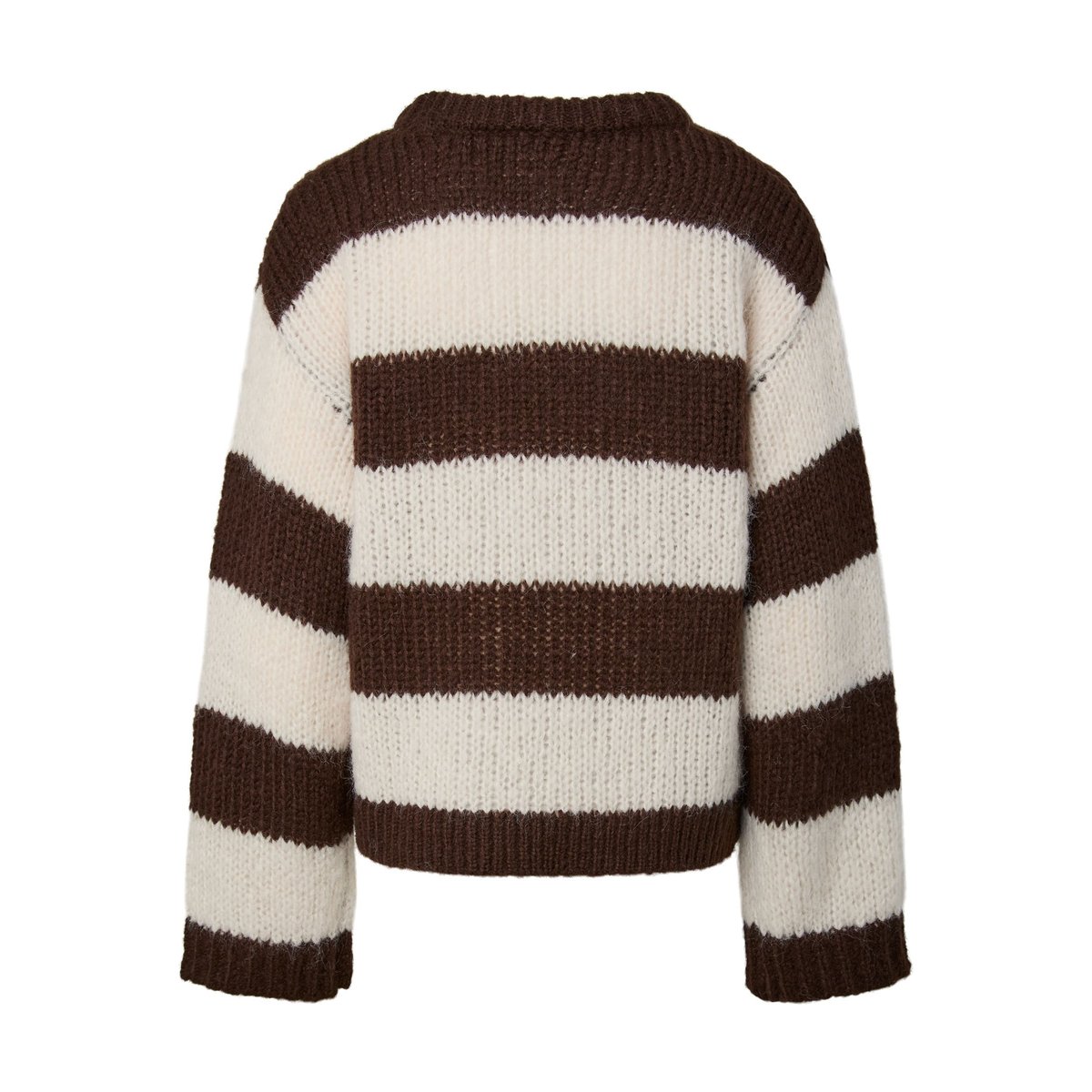 Pull En Maille marron - hot fudge1, PIECES