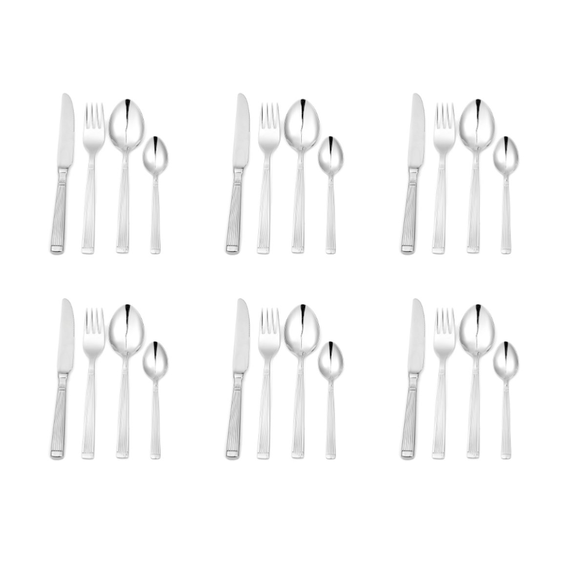 Ménagère 24 pièces - "Iris" argent, LAGUIOLE CUISSON