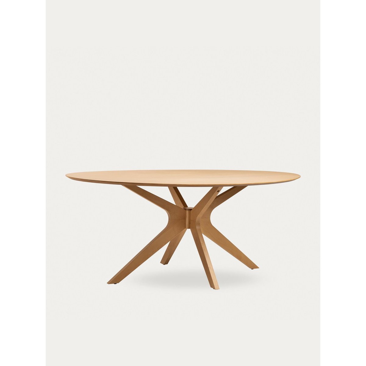 Table à manger Bois - MOORE beige clair, KENAY