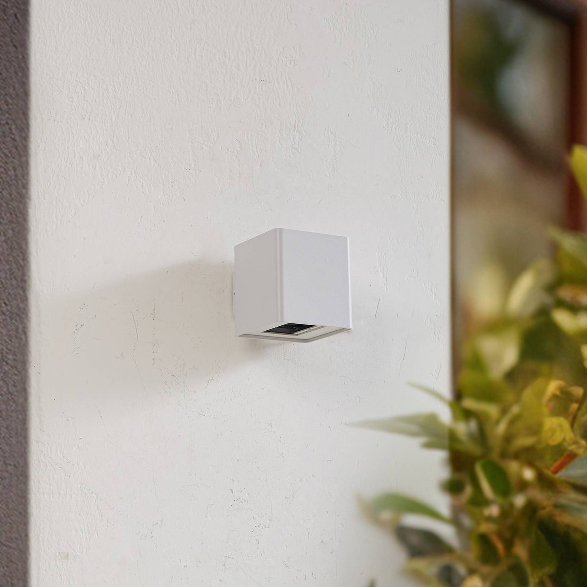 Applique extérieure en aluminium moderneLED blanc, LUCANDE