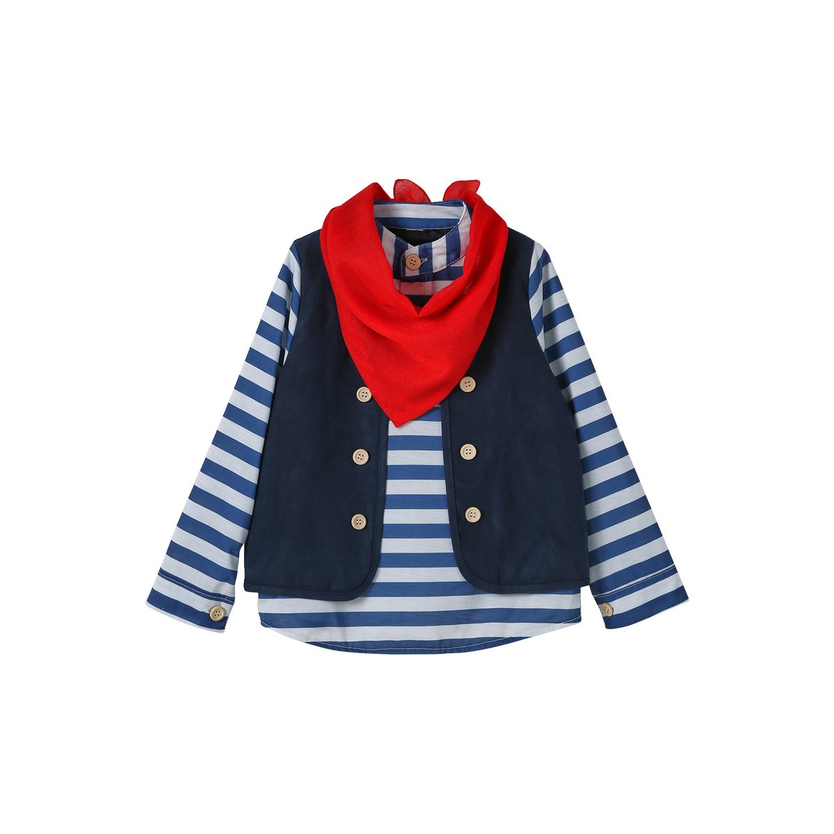 Déguisement pirate marron, VERTBAUDET