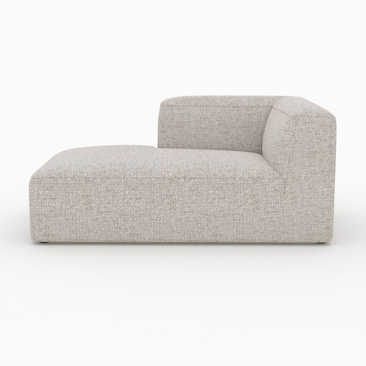 Canapé d'angle gauche modulable en tissu - HESTIA beige, MAISON PAVANE