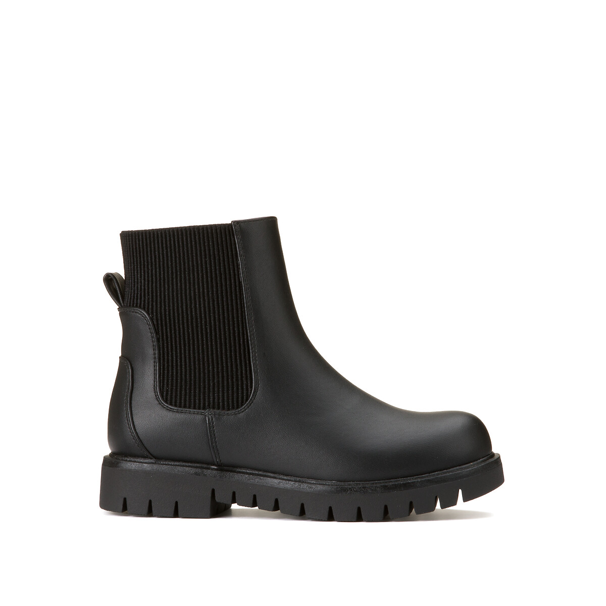 Kids Zipped High Ankle Boots black, LA REDOUTE COLLECTIONS