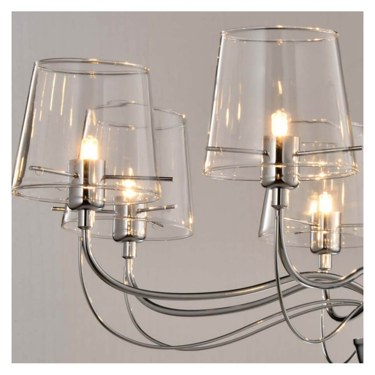 Lustre majestueux et minimaliste - MATANE transparent, KOSILUM