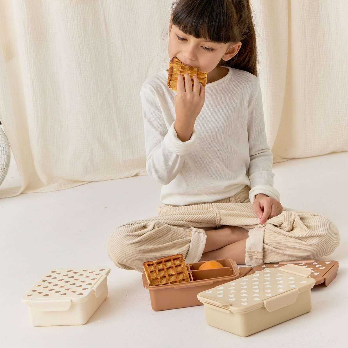 Lunch box beige, écru, ATELIER WAGRAM