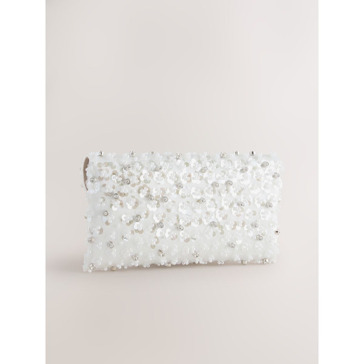 Pochette perle blanche, NEXT