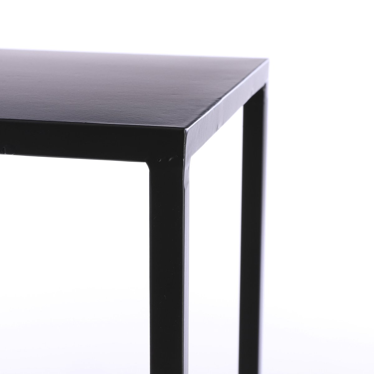 Lot de 2 tables d'appoint GOA noir, MICA DECORATIONS