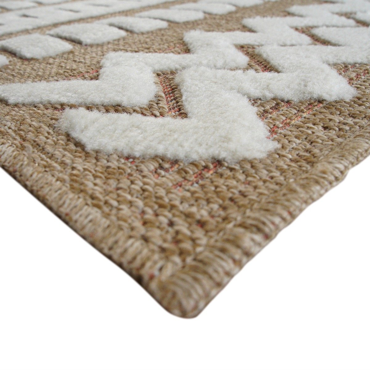 Tapis et jute à motif géométrique en relief JUTE RELIEF MEX mex, THE DECO FACTORY