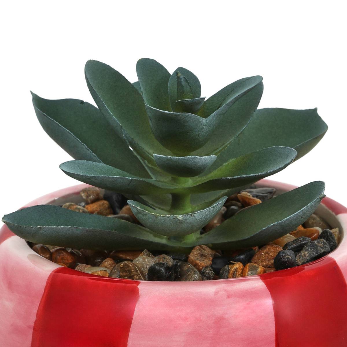 Plante artificielle Neya H.10cm rouge, ATMOSPHERA