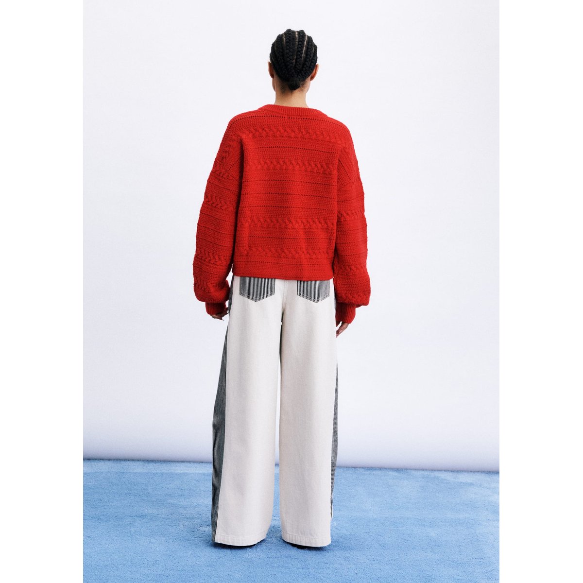 Cardigan Daigoji DAIGOJI rouge, FRNCH
