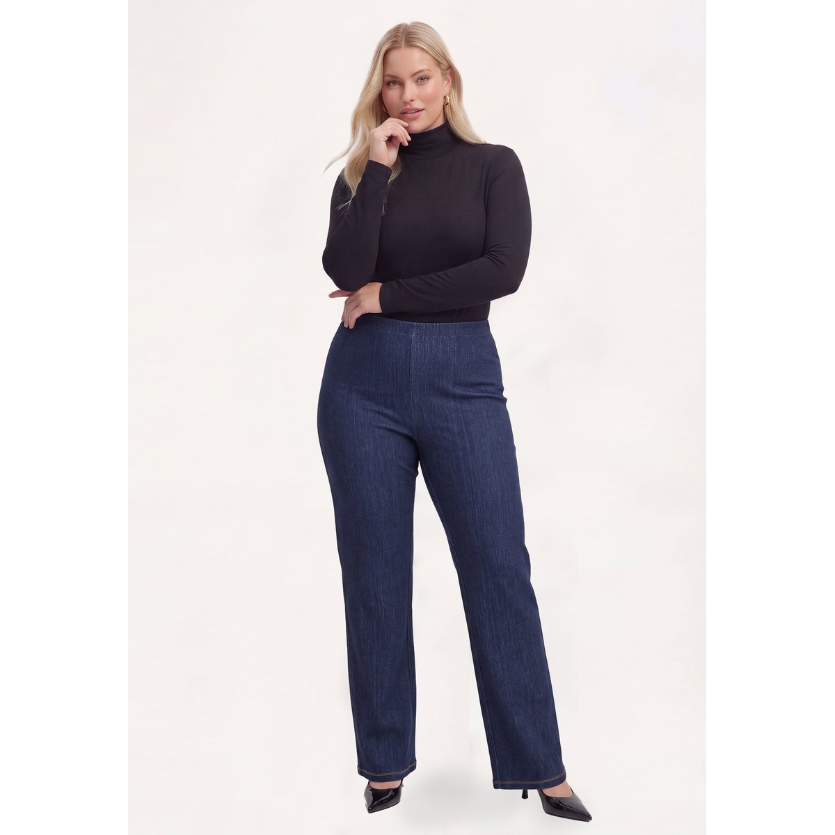 Pantalon Flare Fit indigo, YOEK