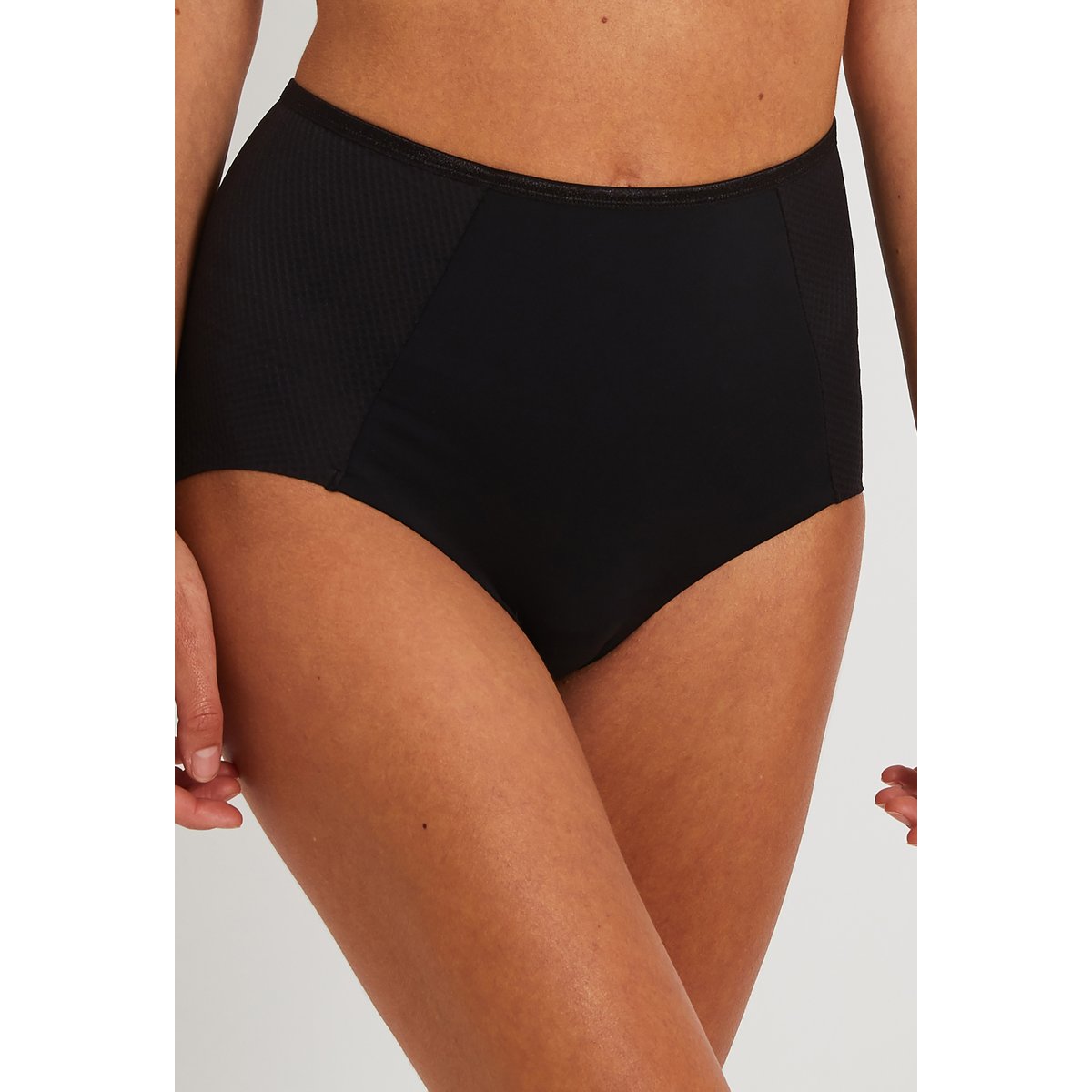 Culotte ventre plat noir, MONOPRIX