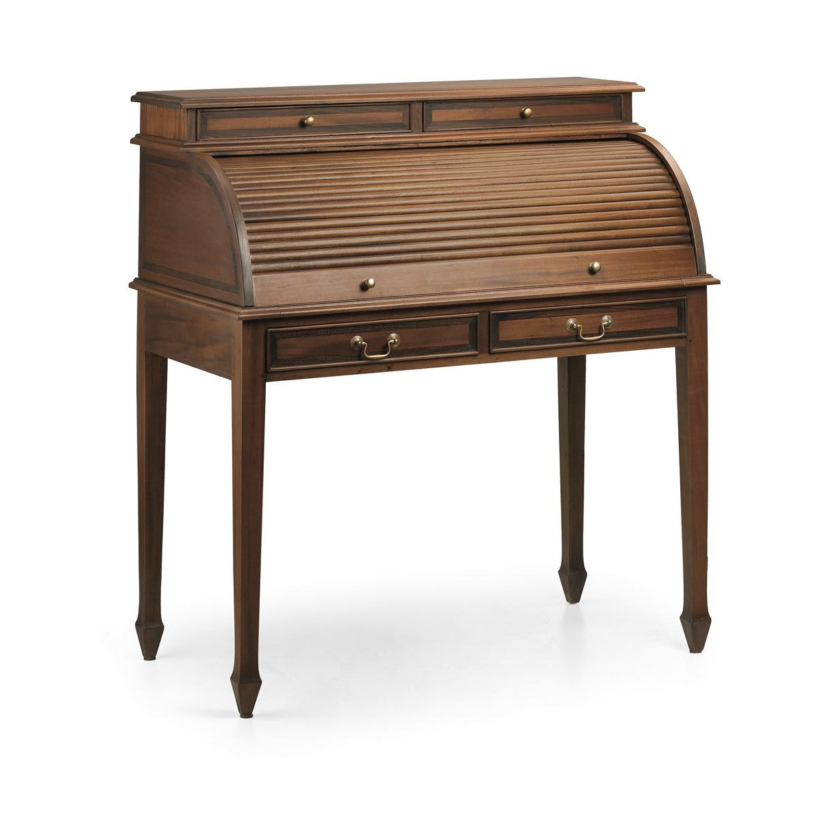Bureau 10 tiroirs bronze - HELVINIA marron, DECORATION D’AUTREFOIS