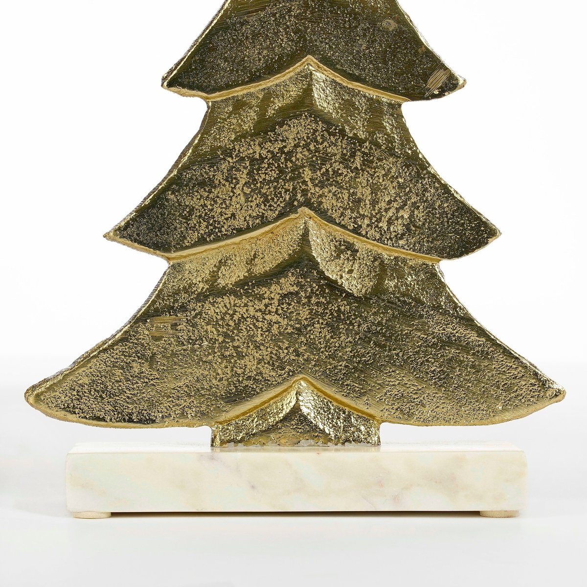 Sapin de Noël décoratif en marbre NOZZY or, MICA DECORATIONS