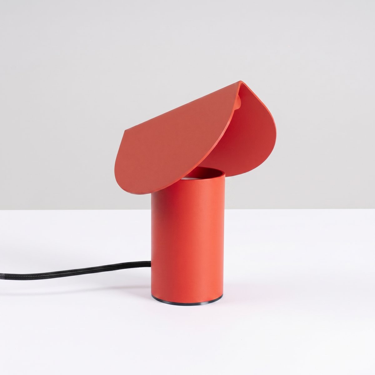 Lampe de bureau Aluminium Rouge LED 1 Biscuit rouge, EDEN