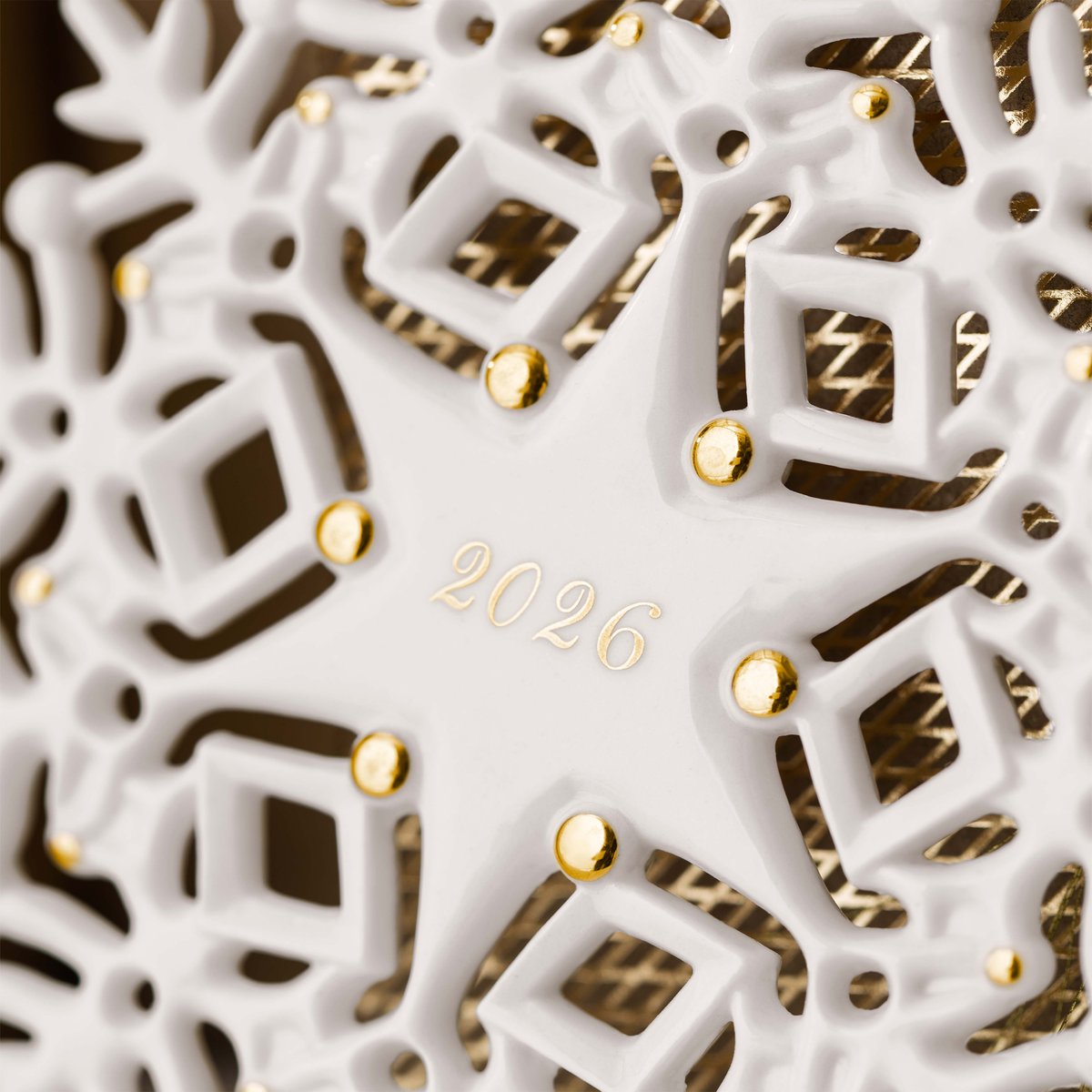 Ornement Flocon De Neige 2026 CHRISTMAS CLASSICS or, VILLEROY & BOCH