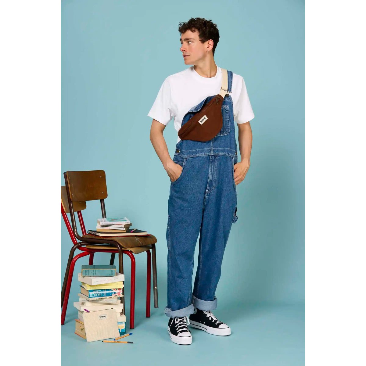 Sac banane, OLIVIA chocolat, HINDBAG