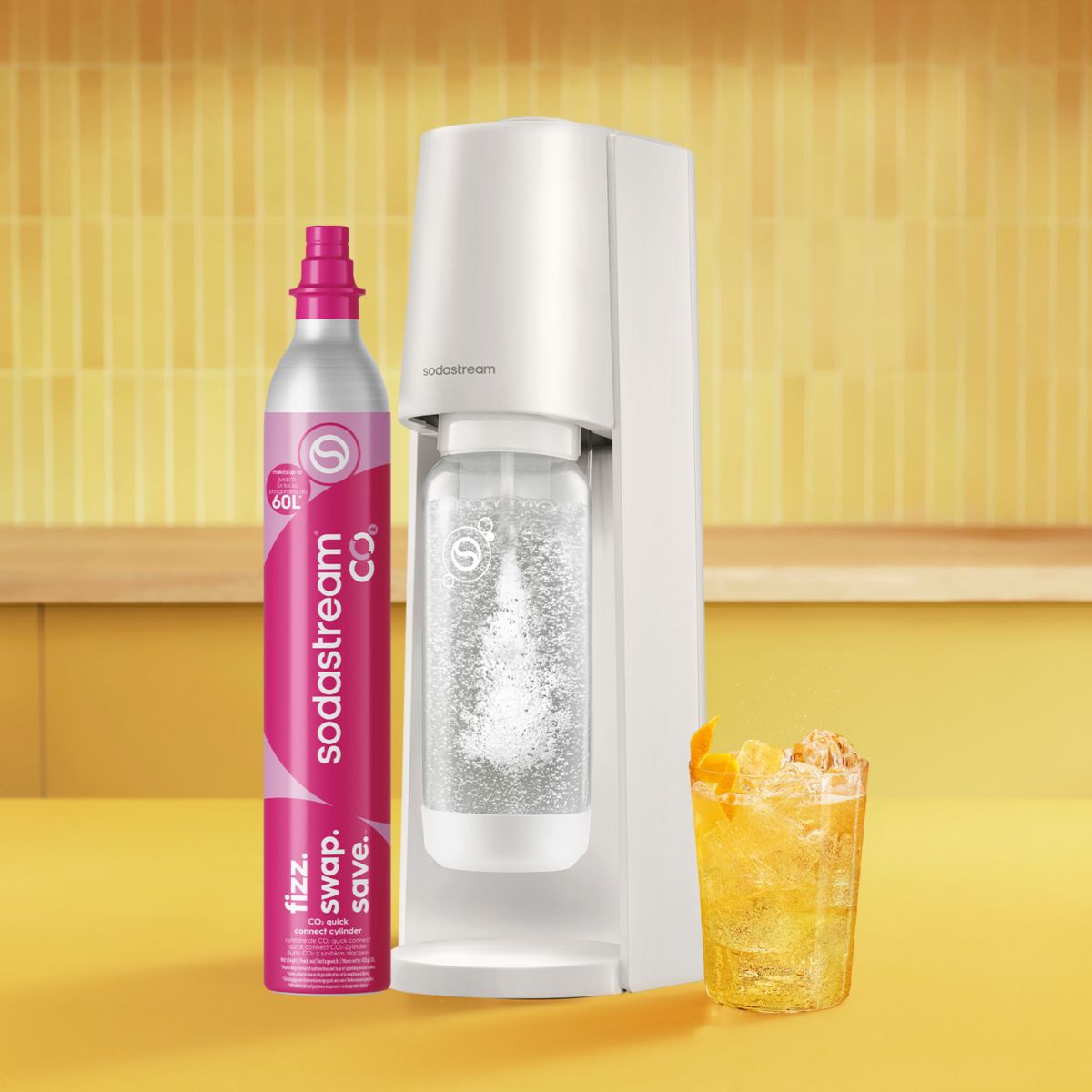 Machine à soda CLASSIC Blanche couleur unique, SODASTREAM
