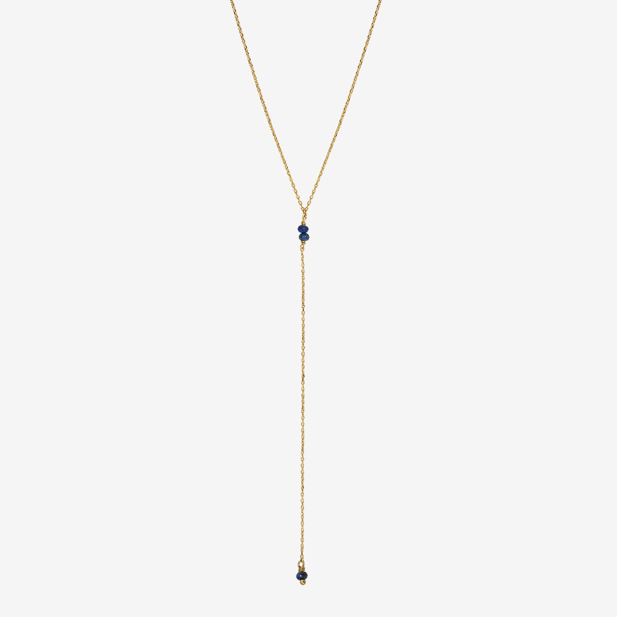 Collier cravate longue venus lapis lazuli bleu, CAROLINE NAJMAN