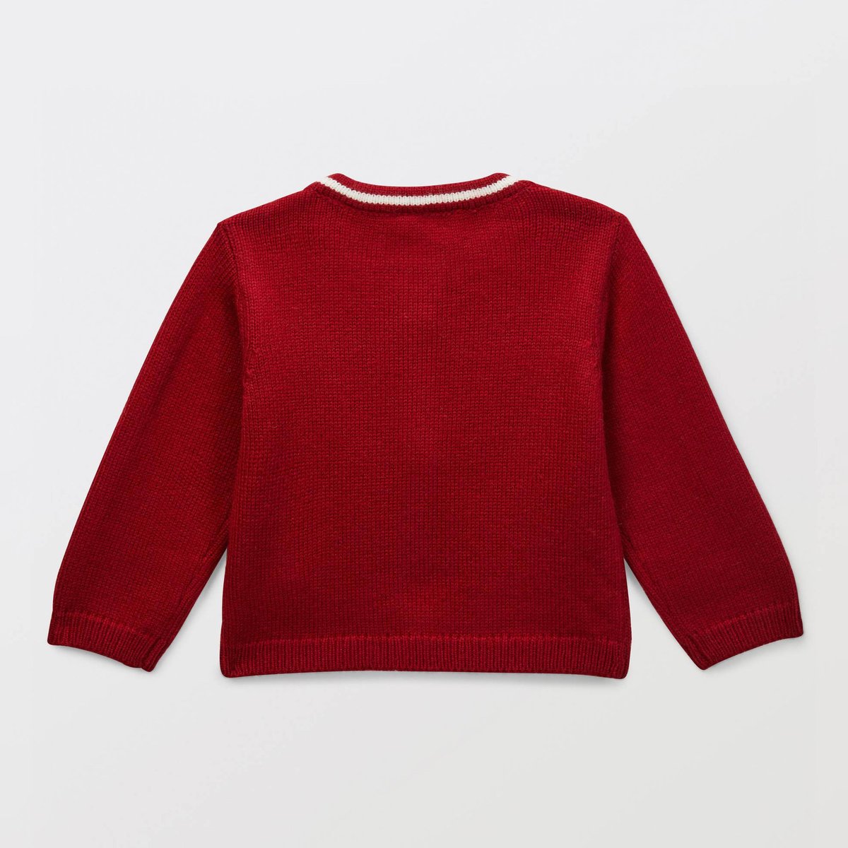 Cardigan tricot uni poivron, BOUT'CHOU