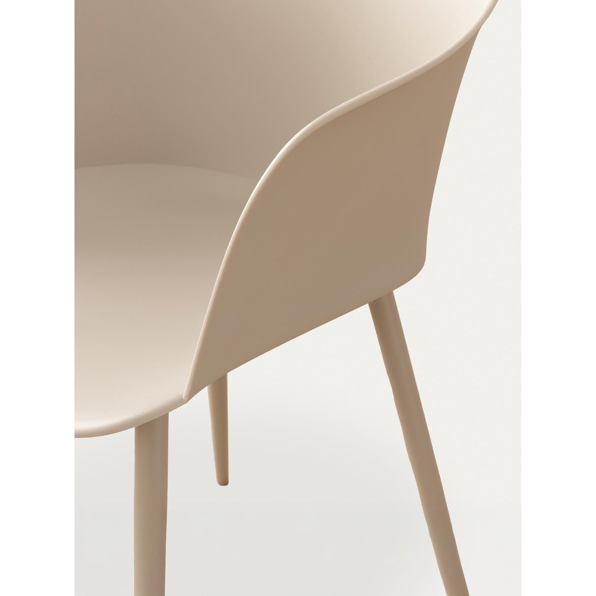 Chaise Polipropylène - BASEL beige, KENAY
